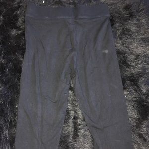 Black stretch leggings